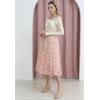 imageCHICWISH Women Off Shoulder Sweater Top Sexy Long Sleeve Mesh Spliced Knit Top Going Out Tunics TopsCream