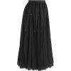 imageCHICWISH Womens LilacCreamGreyPinkBlack Layered Mesh Ballet Prom Party Tulle Tutu ALine Maxi SkirtBlackcrystal Embellished