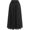 imageCHICWISH Womens LilacCreamGreyPinkBlack Layered Mesh Ballet Prom Party Tulle Tutu ALine Maxi SkirtBlackcrystal Embellished