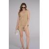 imageDisamer Tank Tops for Women Dressy Casual Summer 2024 Sleeveless 2 Piece Outfits Short Pants Sweatsuit Lounge Sets Large B Apricot
