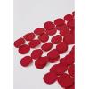 imageCHICWISH Women Summer Crochet Circle Fringe Hem Maxi Skirt Hollow Out High Elastic Waist Vacation Beach Long SkirtRed