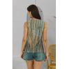 imageDisamer Tank Tops for Women 2025 Pleated Summer Tops Button Down Loose Fit Sleeveless Square Neck T ShirtsDewdrop Yellow