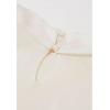 imageCHICWISH Women Organza Bowknot Neck Knit Top Long Sleeve Elegant Slim Fitted Fall Casual Solid Pullover TopsCream
