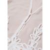 imageCHICWISH Women 2 Piece Sets Summer Outfit Sleeveless V Neck Lace Top and Side Pocket Pants Casual Vacation Lounge SetLinen