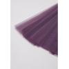 imageCHICWISH Sequins Tulle Skirts for Women Elastic Waist Mesh Midi Skirt Casual Flowy Layered Black SkirtPurple