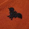 imageCHICWISH Women Halloween Bats Patch Sweater Cardigan Casual V Neck Long Sleeve Button Down Knit CardiganPumpkin
