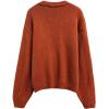 imageCHICWISH Women Halloween Bats Patch Sweater Cardigan Casual V Neck Long Sleeve Button Down Knit CardiganPumpkin