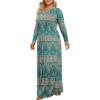 imageLONGYUAN Womens Plus Size Maxi Dresses for Curvy Women Casual Long Dress XL6XL1blue Khaki