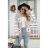imageDisamer Womens Oversized Cardigan Sweaters 2025 Trendy Fall Clothes Batwing Sleeve Knitted Tops Open Front Sweater JacketsFloral Daisy