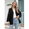 imageDisamer Womens Oversized Cardigan Sweaters 2025 Trendy Fall Clothes Batwing Sleeve Knitted Tops Open Front Sweater JacketsPure Black