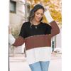 imageDisamer Womens Sweaters Oversized Cable Knit Sweater Fall Clothes 2025 Fashion Outfits Long Sleeve Crewneck Chunky PulloverColor Black
