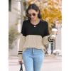 imageDisamer Womens Sweaters Oversized Cable Knit Sweater Fall Clothes 2025 Fashion Outfits Long Sleeve Crewneck Chunky PulloverDouble Khaki