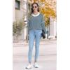 imageDisamer Womens Sweaters Oversized Cable Knit Sweater Fall Clothes 2025 Fashion Outfits Long Sleeve Crewneck Chunky PulloverPure Gray Blue