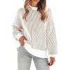 imageDisamer Womens Sweaters 2025 Fall Clothes Long Sleeve Colorblock Striped Oversized Sweater Knit Pullover Tops Winter OutfitsPure Khaki