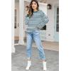 imageFall Clothes for Women 2025 Trendy Fashion Oversized Sweaters Color Block Long Sleeve Knited Pullover Tops Winter OutfitsStriped Blue
