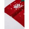 imageCHICWISH Christmas Sweater for Women Snowflake Christmas Tree Knit Sweatshirt Long Sleeve Xmas Holiday Shirt Pullover TopsRed