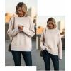 imageDisamer Womens Sweaters Fall Clothes Fashion 2025 Cowboy Chic Knit Cozy Sweater School Teacher Outfits Long Sleeve PulloverPure Apricot