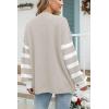 imageDisamer Oversized Cardigan Sweaters for Women Fall 2025 Winter Clothing Long Sleeve Knit Open Front Chunky Cardigans SweaterFloral Daisy