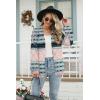 imageDisamer Oversized Cardigan Sweaters for Women Fall 2025 Winter Clothing Long Sleeve Knit Open Front Chunky Cardigans SweaterFloral Pink