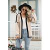 imageDisamer Oversized Cardigan Sweaters for Women Fall 2025 Winter Clothing Long Sleeve Knit Open Front Chunky Cardigans SweaterLine Apricot