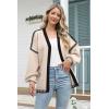 imageDisamer Oversized Cardigan Sweaters for Women Fall 2025 Winter Clothing Long Sleeve Knit Open Front Chunky Cardigans SweaterLine Apricot