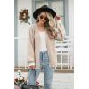 imageDisamer Oversized Cardigan Sweaters for Women Fall 2025 Winter Clothing Long Sleeve Knit Open Front Chunky Cardigans SweaterPure Apricot