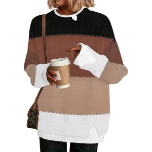 imageDisamer Womens Sweaters Fall Clothes Fashion 2025 Cowboy Chic Knit Cozy Sweater School Teacher Outfits Long Sleeve PulloverColor Black