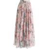 imageCHICWISH Women Floral Maxi Skirt Casual Flowy Swing High Waist 2024 Summer Spring Pinky Vacation Long SkirtsPink