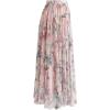 imageCHICWISH Women Floral Maxi Skirt Casual Flowy Swing High Waist 2024 Summer Spring Pinky Vacation Long SkirtsPink