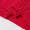 imageCHICWISH Women Sequin Bowknot Candy Cane Print Knit Christmas Sweater Crewneck Long Sleeve Holiday Sweaters PulloverRed