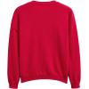 imageCHICWISH Women Sequin Bowknot Candy Cane Print Knit Christmas Sweater Crewneck Long Sleeve Holiday Sweaters PulloverRed