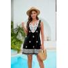 imageDisamer Womens Sundresses Sleeveless Swimsuit Coverup Spring Bathing Suit Cover Ups Beach Sun Dress Casual Summer DressesFloral Black